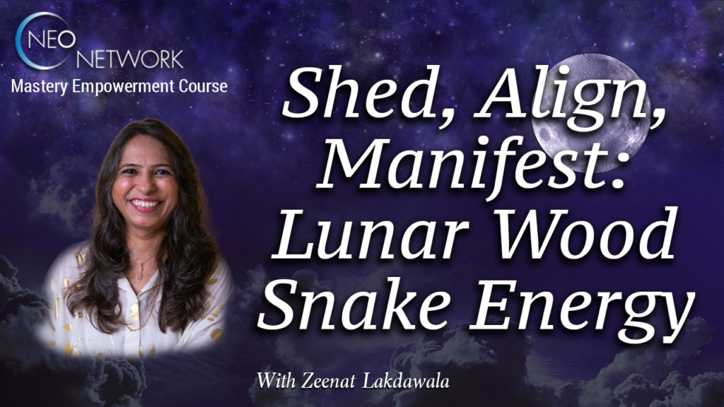 Shed, Align, Manifest: Lunar Wood Snake Energy with Spiritual Artist & Energy Healer Zeenat Lakdawalla